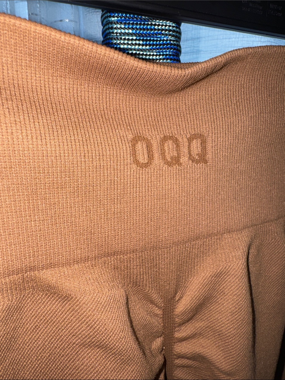 OQQ - Brown Seamless Cinched Leggings Size Small - Picture 12 of 14
